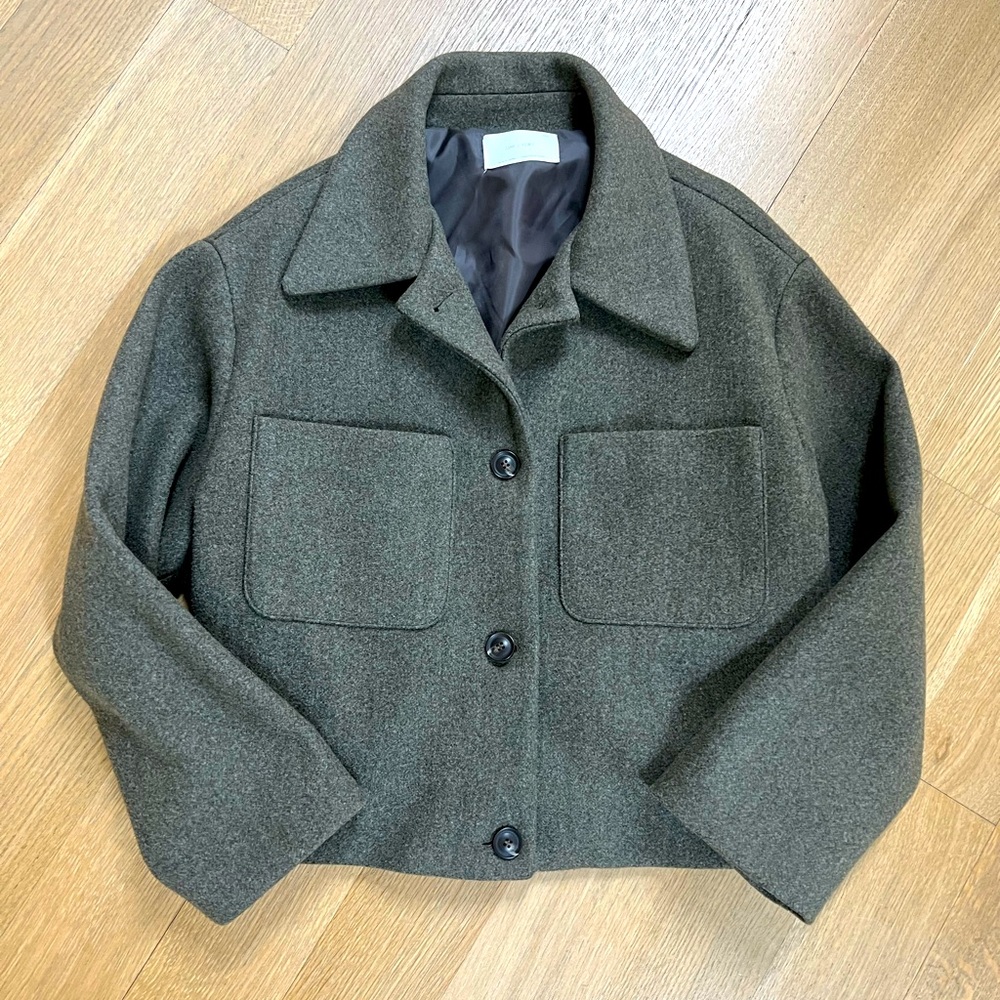 Cropped Bomber Jacket